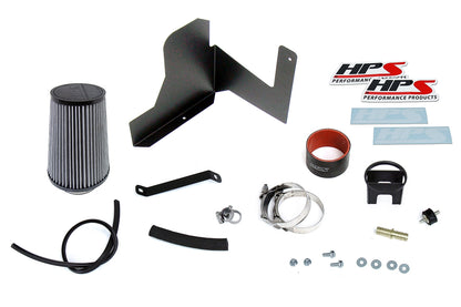 HPS Shortram Air Intake Kit with Heat Shield Subaru 2018-2024 Crosstrek 2.0L Non Turbo, 827-684
