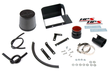 HPS Shortram Air Intake Kit 2014-2018 Mazda Mazda3 2.0L, Skyactiv, Includes Heat Shield, 827-686