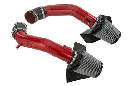 HPS Red Cold Air Intake Kit with Heat Shield 2014-2019 Infiniti Q70 5.6L V8, 827-688R