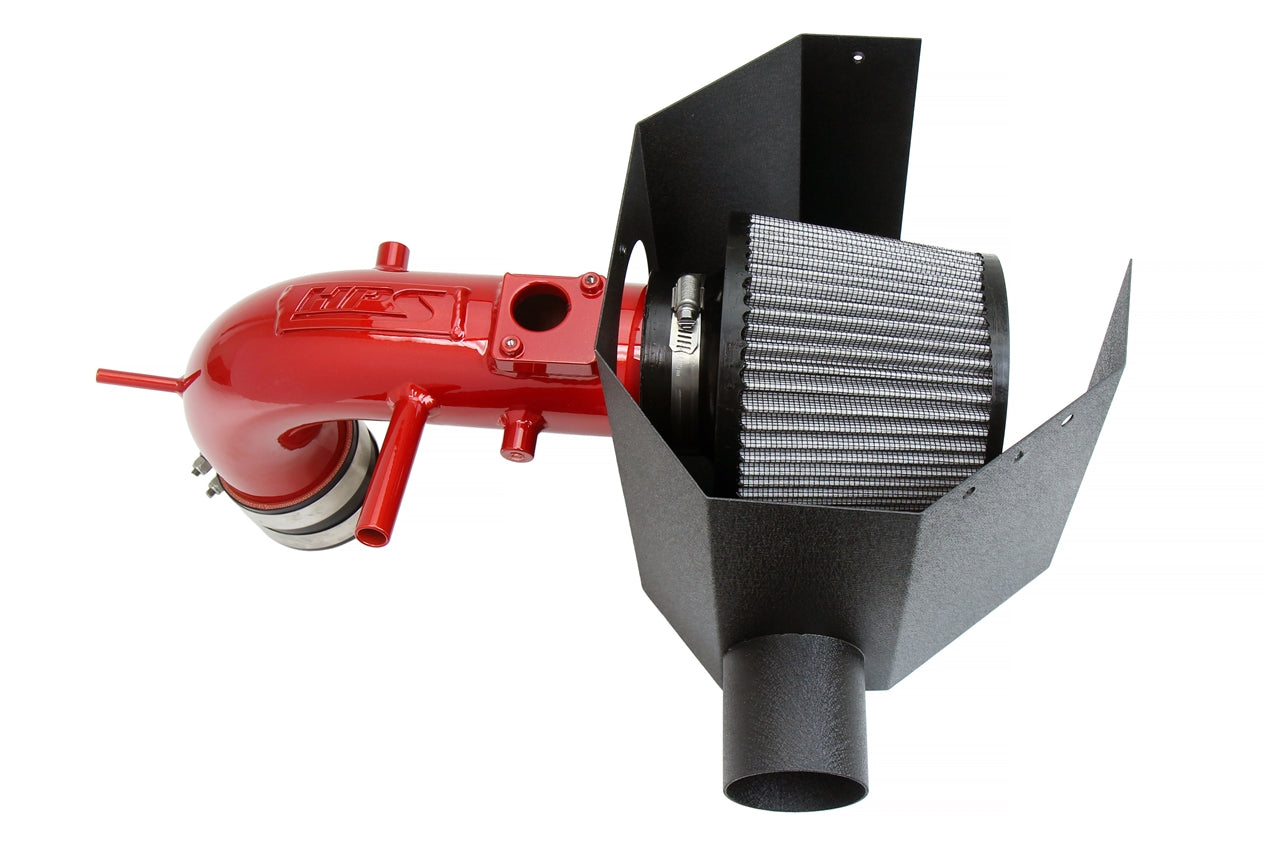HPS Red Cold Air Intake Kit with Heat Shield Toyota 2012-2017 Camry 2.5L 827-691R replace 827-524