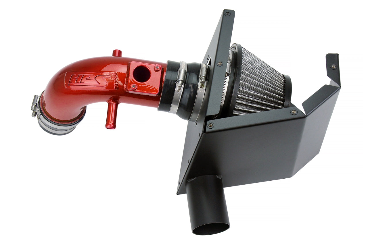 HPS Red Cold Air Intake Kit with Heat Shield Toyota 2007-2009 Camry 2.4L 827-693R