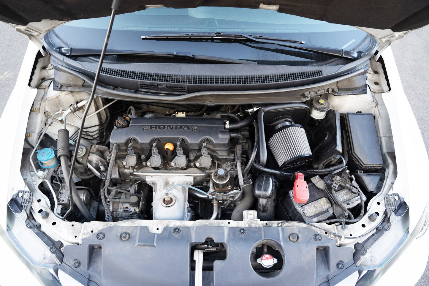 HPS Shortram Air Intake Kit 2012-2015 Honda Civic 1.8L Gas, Includes Heat Shield, 827-700