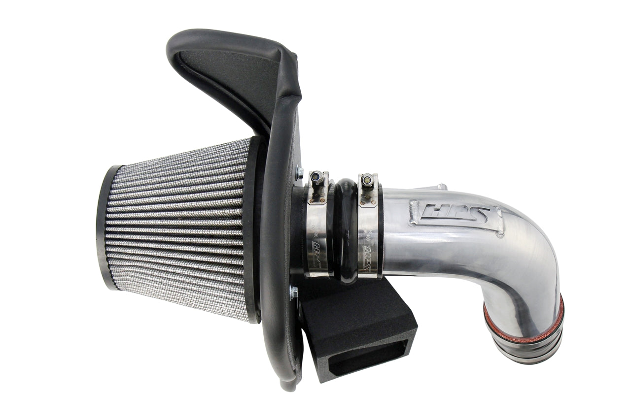 HPS Polished Cold Air Intake Kit 2020-2023 BMW X6 3.0L Turbo B58 G06 827-702P