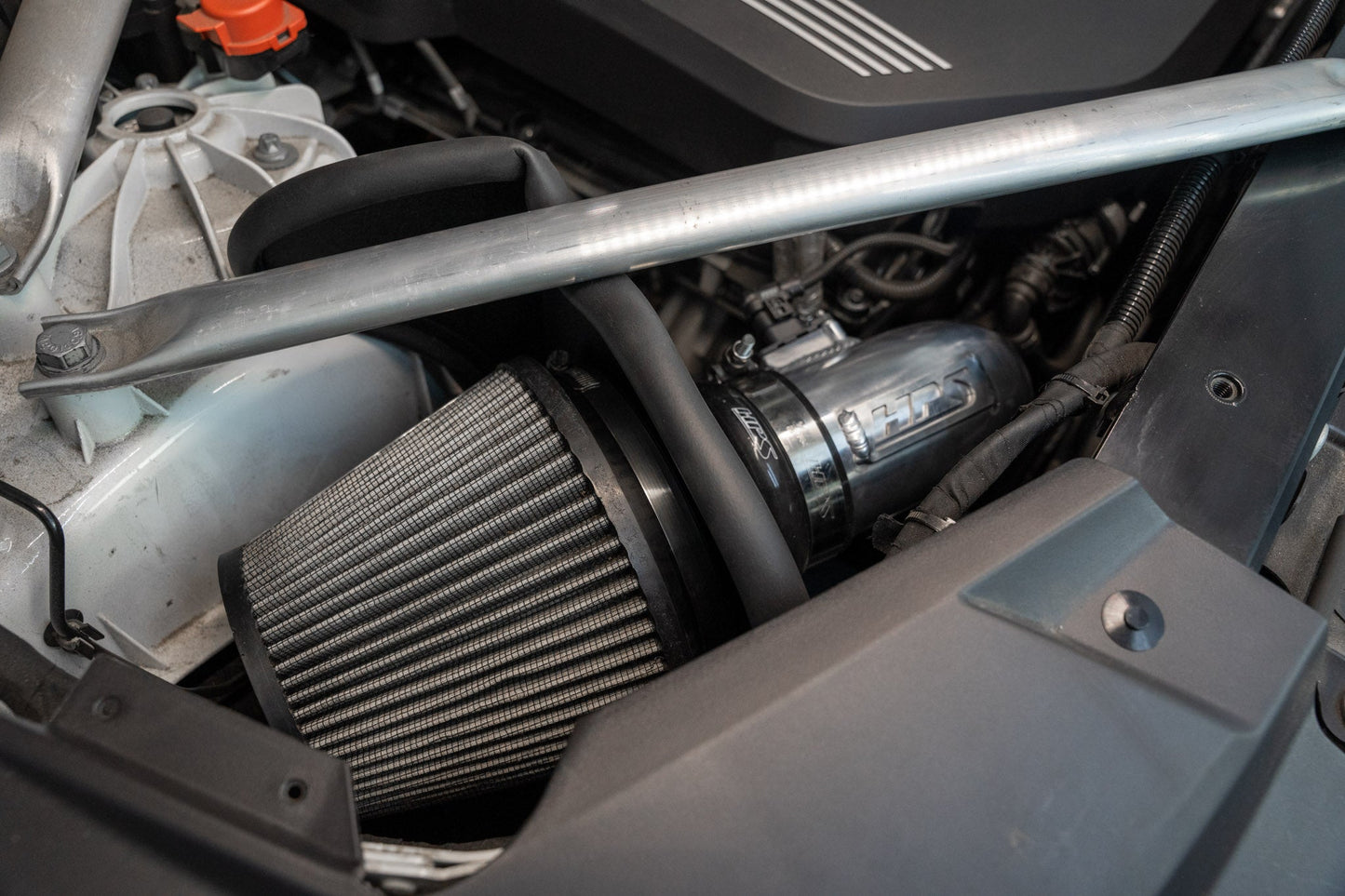 HPS Performance Air Intake Kit 2019-2023 BMW X5 3.0L Turbo B58 G05, Includes Heat Shield, 827-702