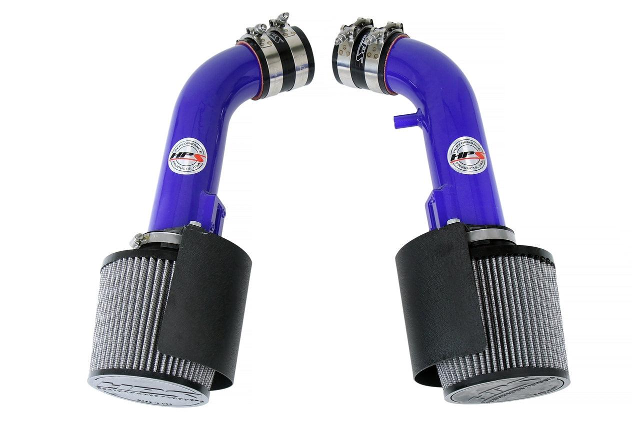 HPS Blue Shortram Air Intake Kit 2009-2020 Nissan 370Z 3.7L V6 Z34 827-706BL Includes Heat Shield