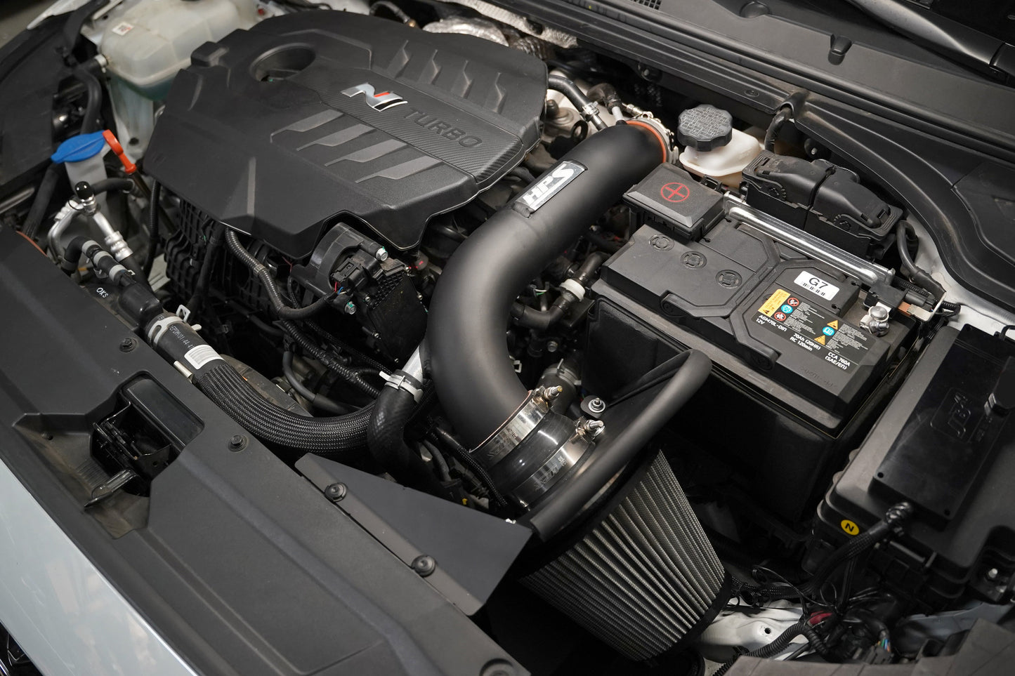 HPS Performance Air Intake Kit Hyundai 2019-2022 Veloster N 2.0L Turbo, Includes Heat Shield, 827-713