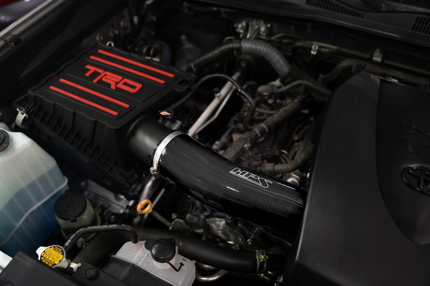 HPS Silicone Air Intake Kit with Drop in Air Filter Toyota 2016-2022 Tacoma 3.5L V6