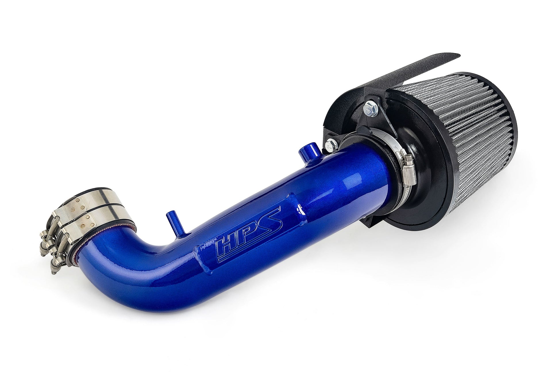 HPS Blue Shortram Air Intake Kit with Heat Shield 2002-2004 Honda CRV 2.4L 827-724BL