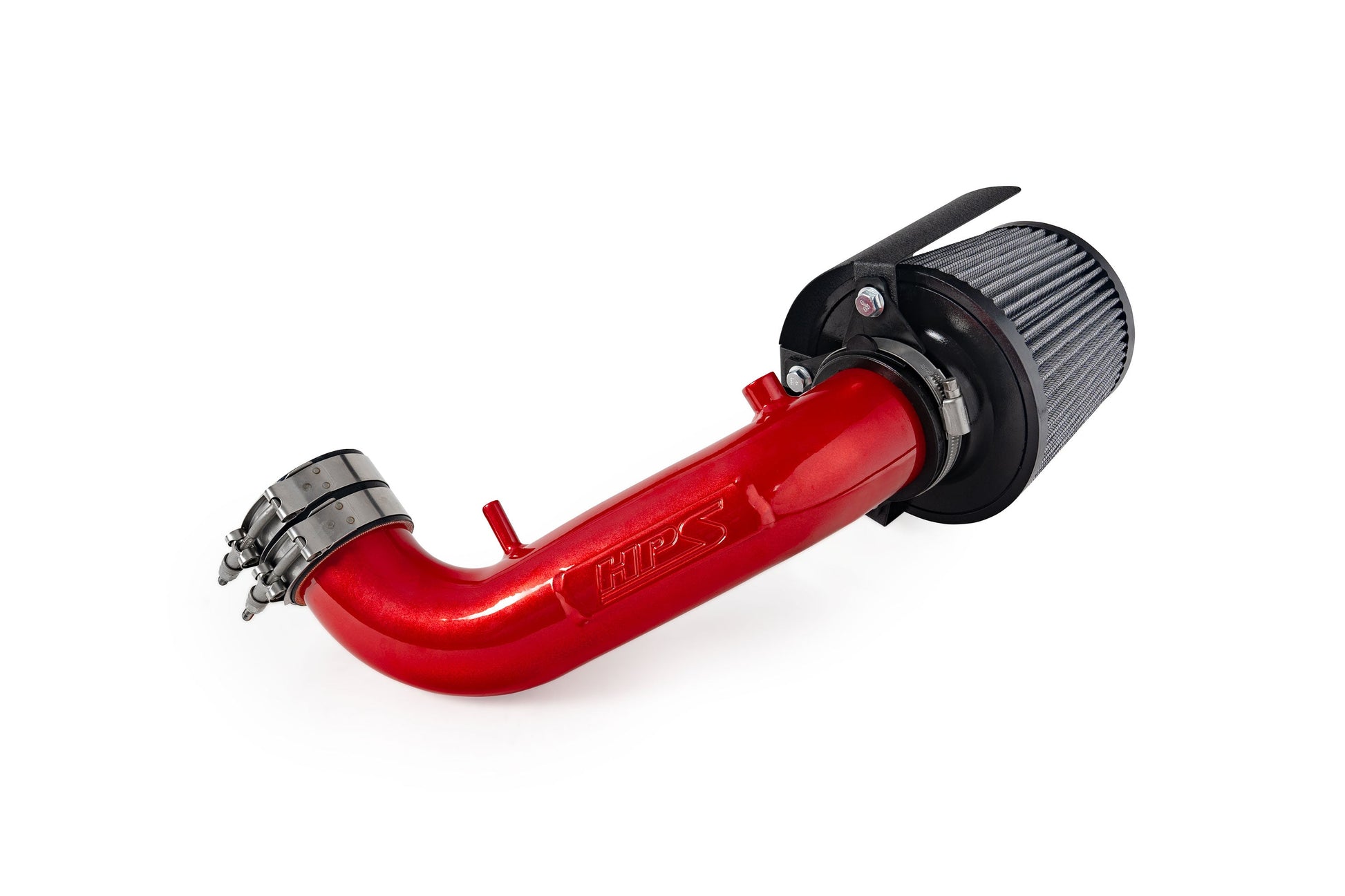 HPS Performance Red Shortram Air Intake Kit with Heat Shield Acura 2002-2006 RSX Base 2.0L 827-724R