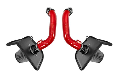 HPS Performance Red Cold Air Intake Kit with Heat Shield 2022-2024 Toyota Tundra 3.4L V6 Twin Turbo 827-726R