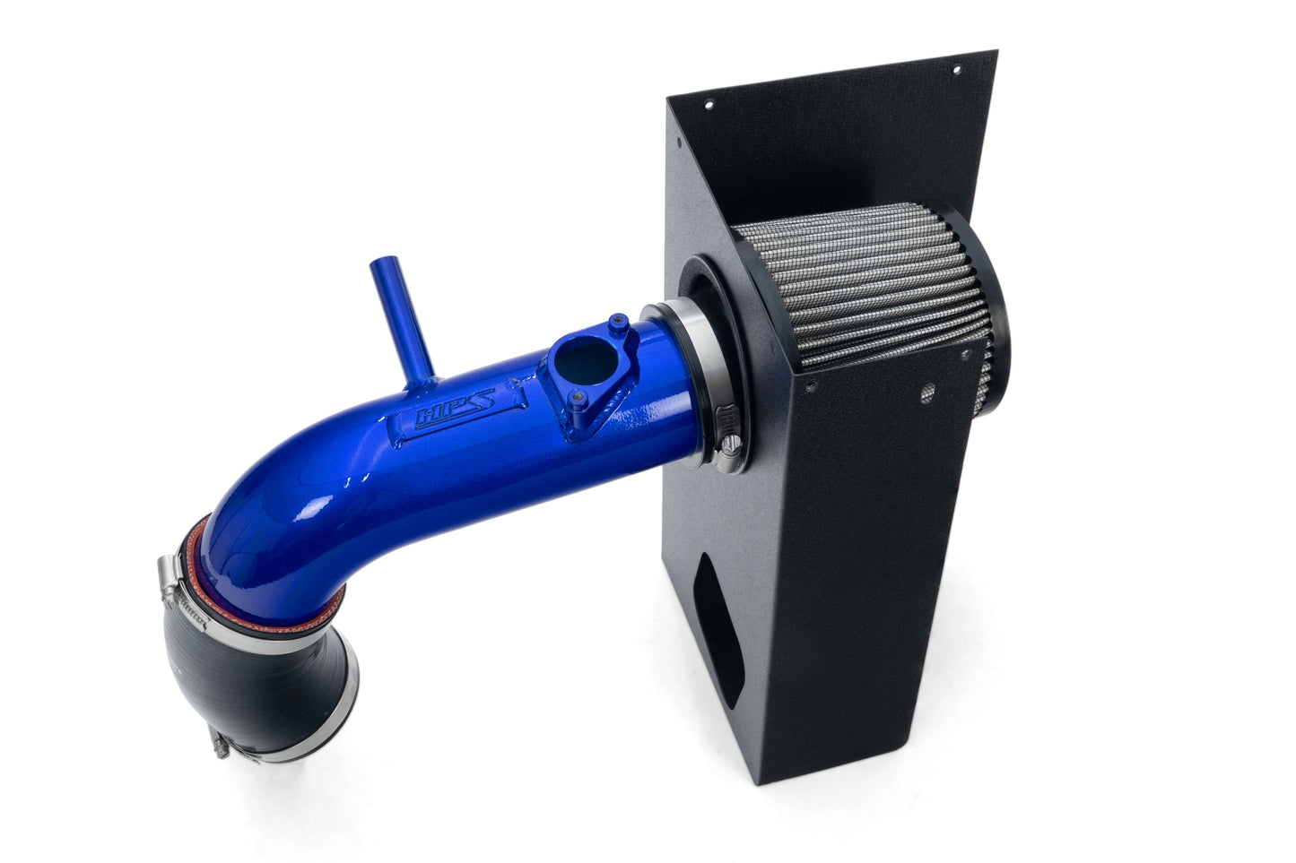 HPS Performance Air Intake Kit with Heat Shield, 2021-2024 Toyota RAV4 Prime 2.5L, Blue, 827-768BL