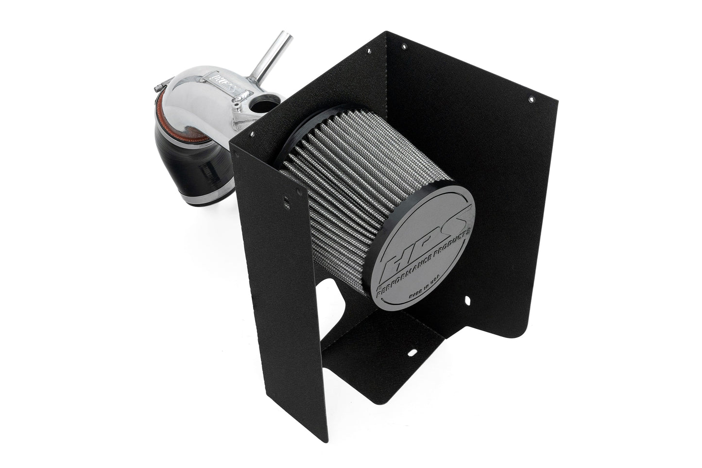 HPS Performance Air Intake Kit with Heat Shield, 2025 Toyota RAV4 Plug-in Hybrid 2.5L, Polished, 827-768P