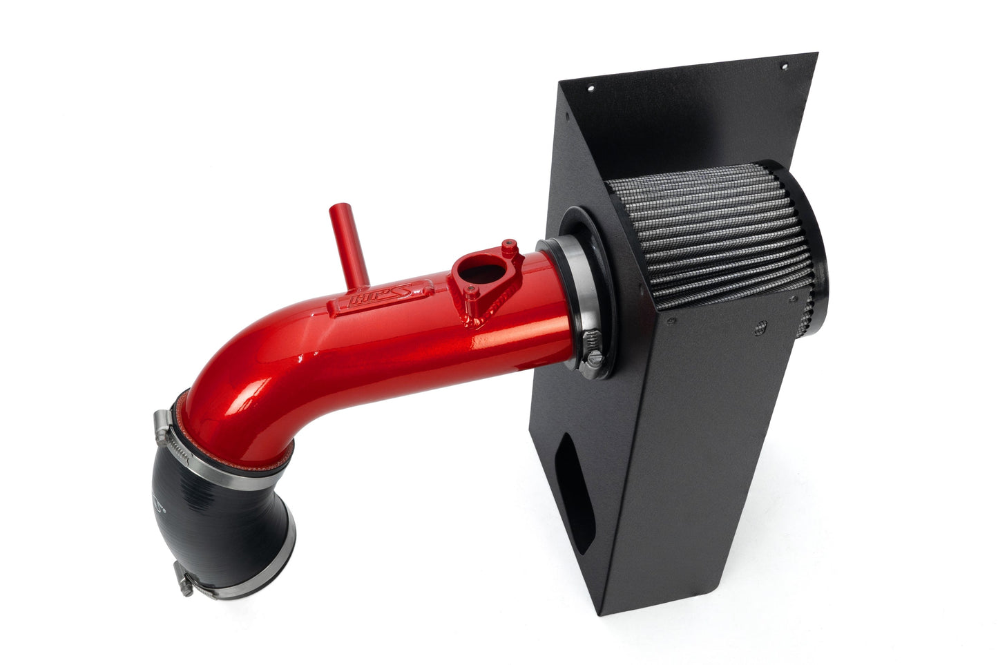 HPS Performance Air Intake Kit with Heat Shield, 2019-2025 Toyota RAV4 Hybrid 2.5L, Red, 827-768R
