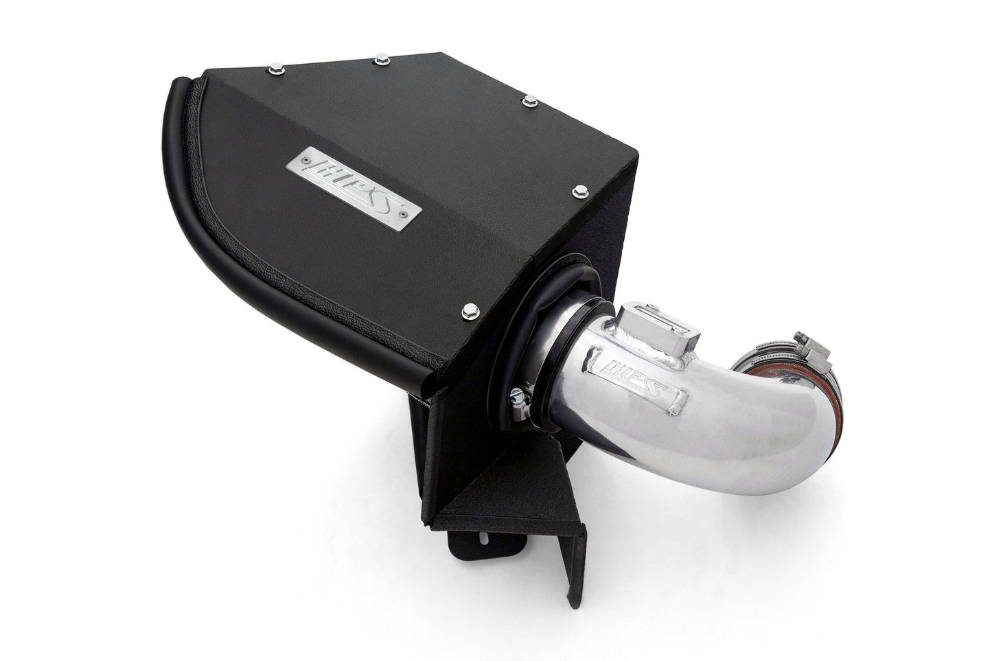 HPS Performance Cold Air Intake Kit with Heat Shield 2021-2024 BMW 430i 2.0L Turbo B46 B48 G22 G23 Polished 827-770P