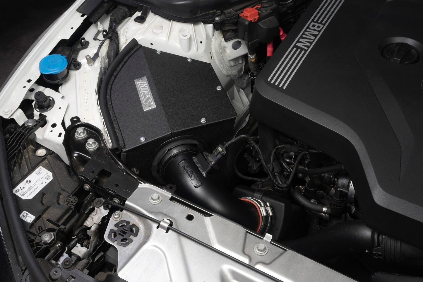 HPS Performance Air Intake Kit with Heat Shield 2021-2024 BMW 430i 2.0L Turbo G22 G23, 827-770