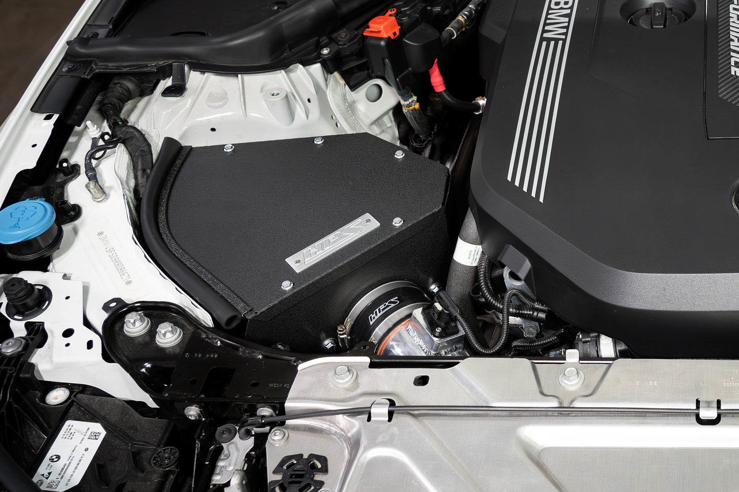 HPS Performance Air Intake Kit with Heat Shield 2020-2024 BMW M340i 3.0L Turbo B58 G20, 827-771