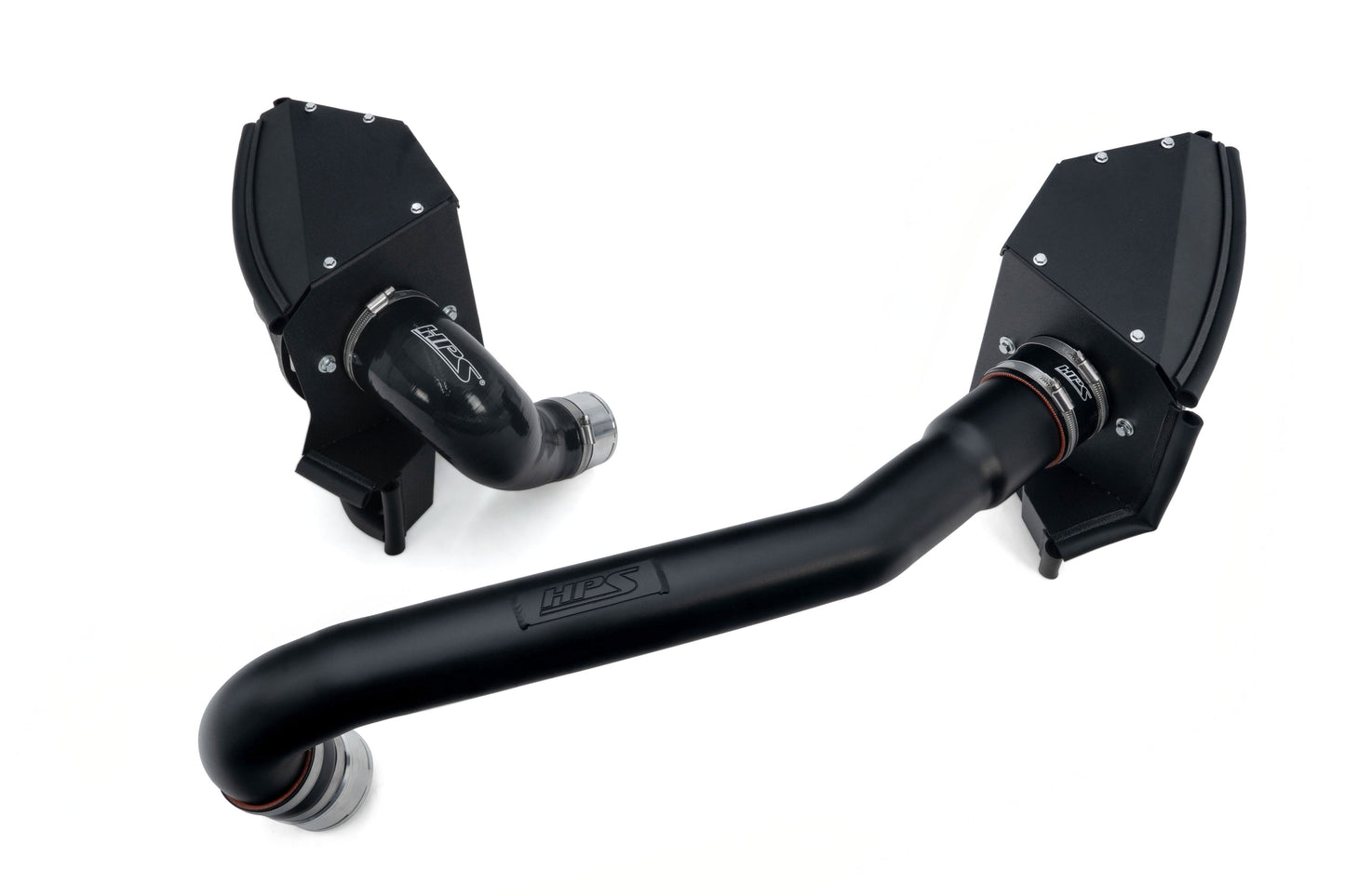 HPS Performance Air Intake Kit with Heat Shield, 2023-2025 BMW M2 G87 3.0L Turbo, Black, 827-772WB
