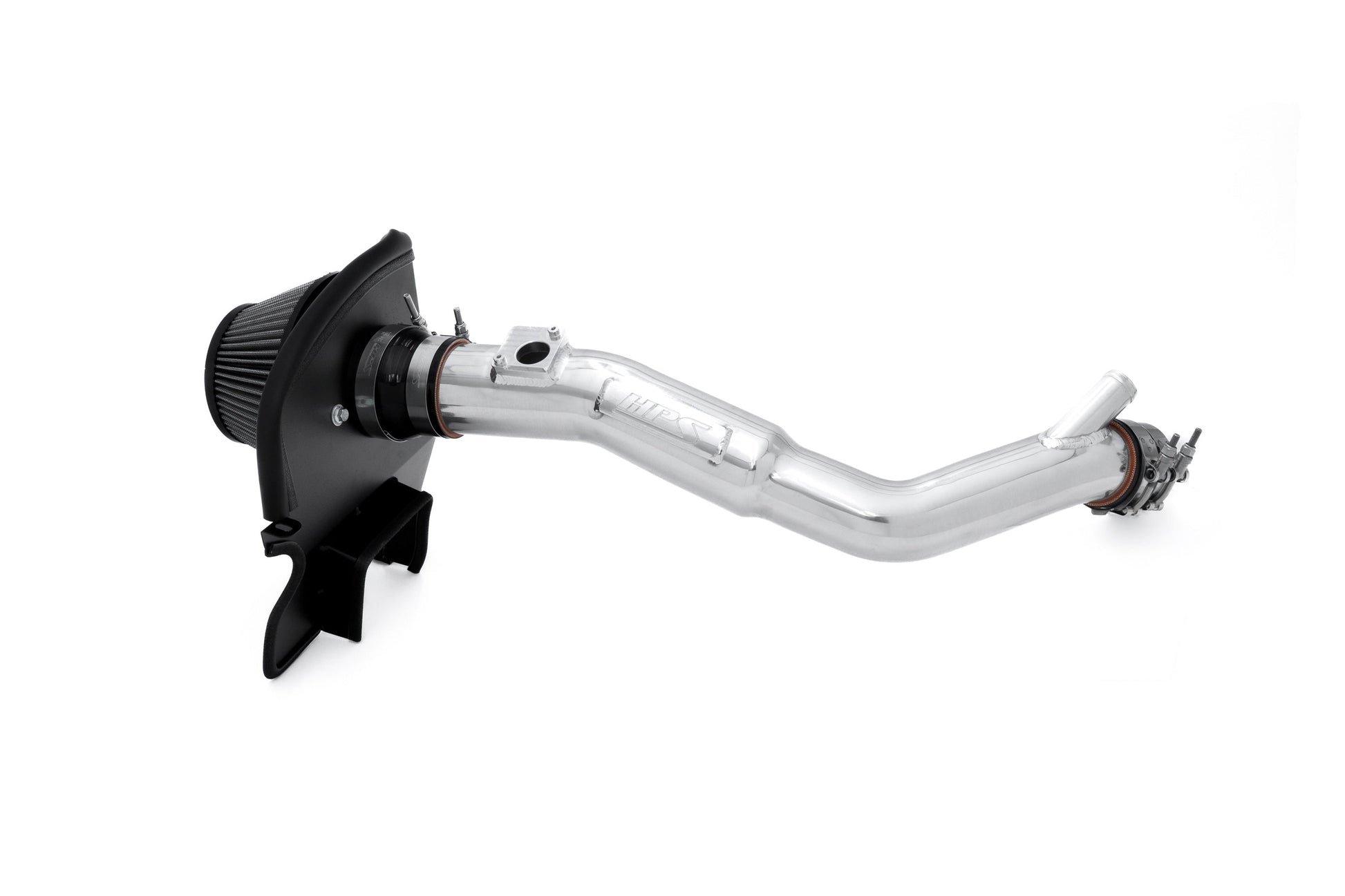 HPS Performance Polished Cold Air Intake Kit with Heat Shield 2021-2025 Lexus IS300 2.0L Turbo 827-777P