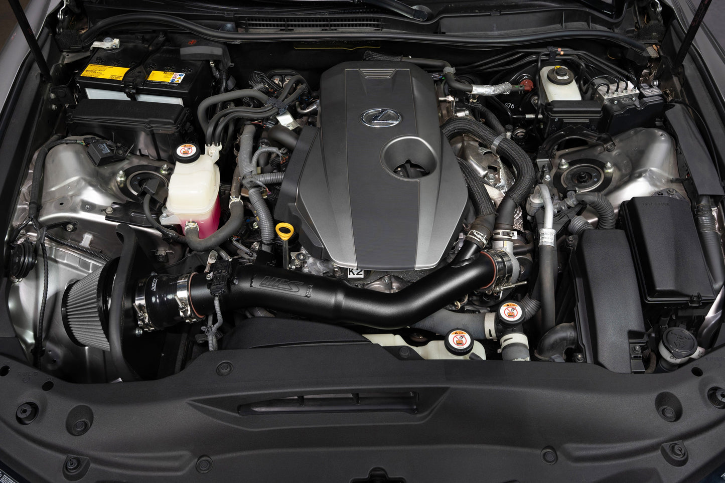HPS Performance Air Intake Kit 2021-2025 Lexus IS300 2.0L Turbo, Includes Heat Shield, 827-777