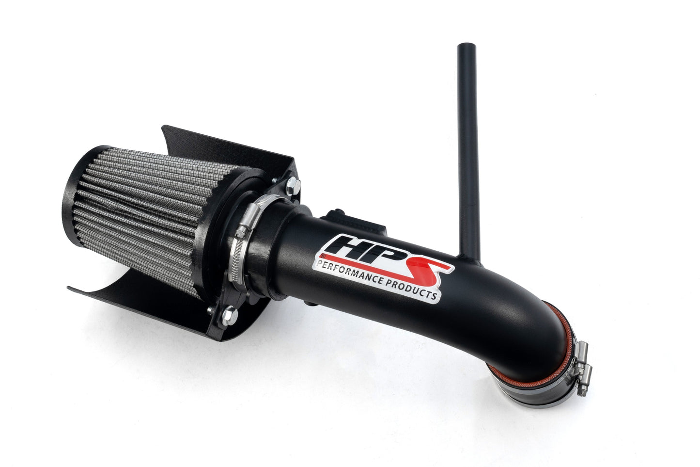 HPS Performance Air Intake Kit with Heat Shield, 2010-2015 Toyota Prius 1.8L, Black, 827-784WB
