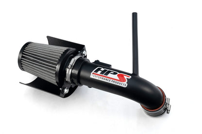 HPS Performance Air Intake Kit with Heat Shield, 2010-2015 Toyota Prius 1.8L, Black, 827-784WB
