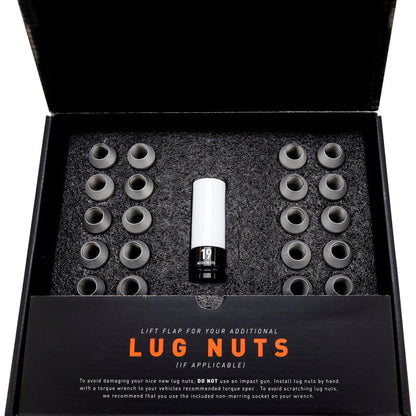 Mishimoto Steel Locking Lug Nuts M14x1.5 24pc Set Silver