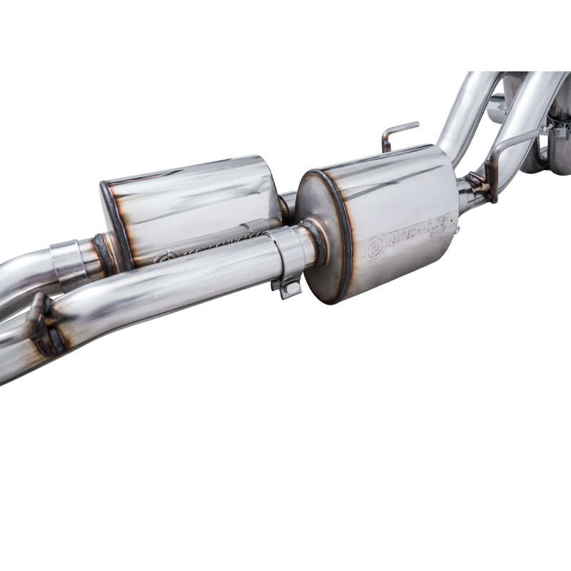 AWE 16-22 Toyota Tacoma 0FG Catback Exhaust w/ BashGuard - Dual Diamond Black Tips