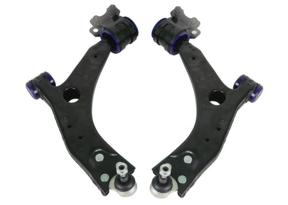 Superpro 05-11 Ford Focus  LS/LT/LV Volvo S40/V50 and C70/21mm Front Lower Control Arm Assembly Kit