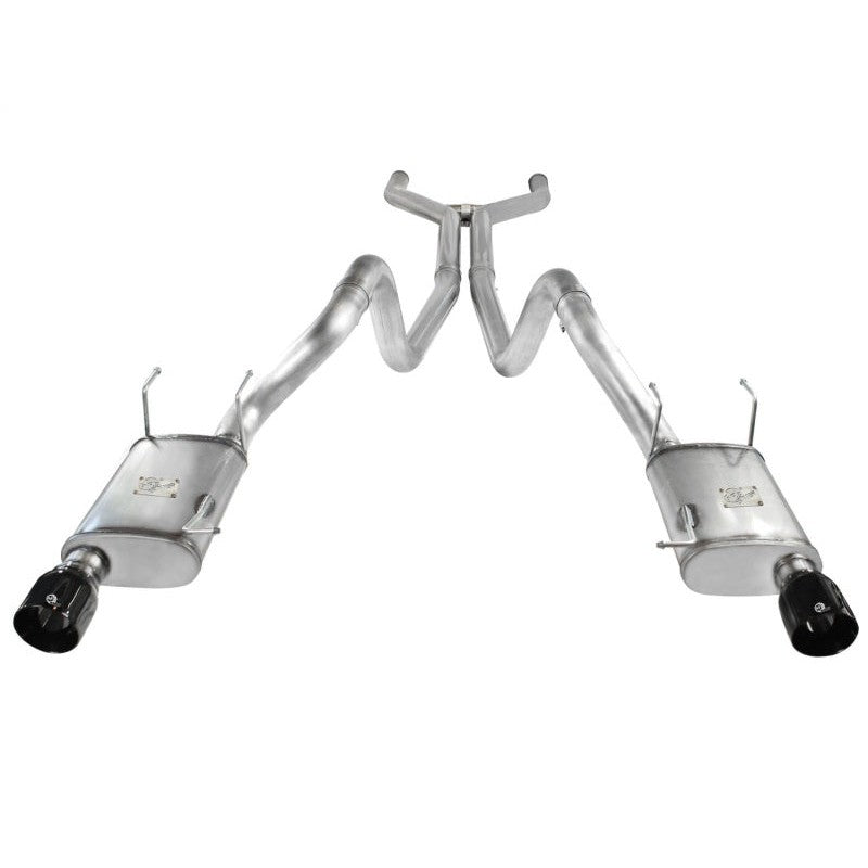 aFe MACHForce XP Cat-Back Exhaust 3in SS w/ Black Tips 11-14 Ford Mustang GT V8 5.0L
