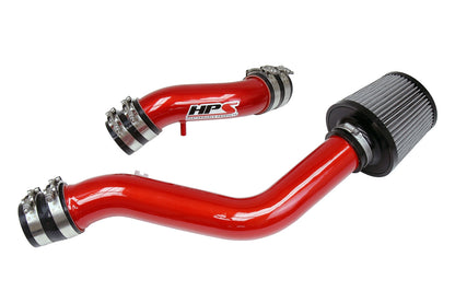 HPS Red Cold Air Intake Kit 2004-2008 Hyundai Tiburon 2.0L with MAF, 837-142R