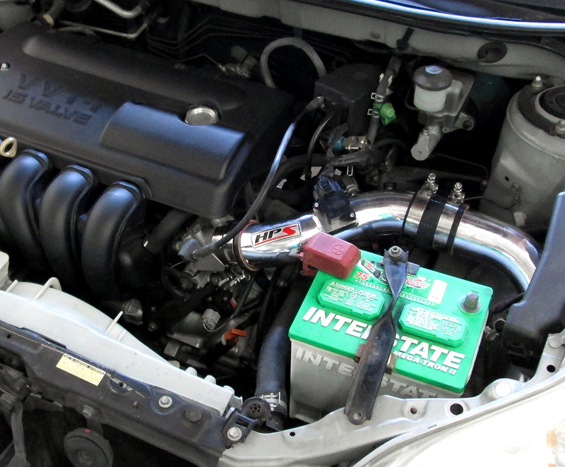 HPS Cold Air Intake Kit 2003-2004 Toyota Matrix XR 1.8L, Converts to Shortram, 837-513