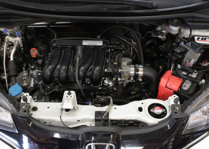 HPS Performance Cold Air Intake Kit 2015-2018 Honda Fit 1.5L Manual Trans., Converts to Shortram, Black