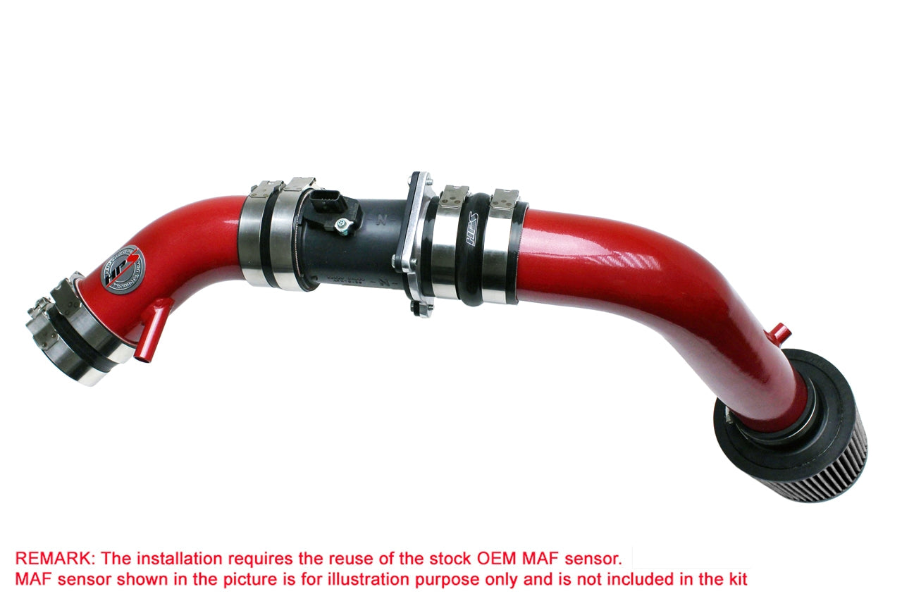 HPS Red Cold Air Intake Kit (Converts to Shortram) 2002-2006 Nissan Altima 2.5L 4Cyl 837-570R