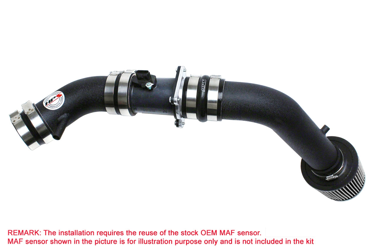 HPS Black Cold Air Intake Kit (Converts to Shortram) 2002-2006 Nissan Altima 2.5L 4Cyl 837-570WB