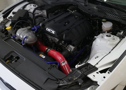 HPS Cold Air Intake Kit 2015-2017 Ford Mustang Ecoboost 2.3L Turbo, Red