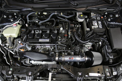HPS Cold Air Intake Kit 2016-2020 Honda Civic Non Si 1.5T Turbo, Converts to Shortram, 837-602
