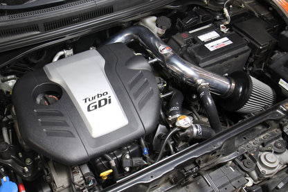 HPS Performance Cold Air Intake Kit 2013-2017 Hyundai Veloster 1.6L Turbo, Converts to Shortram, Red