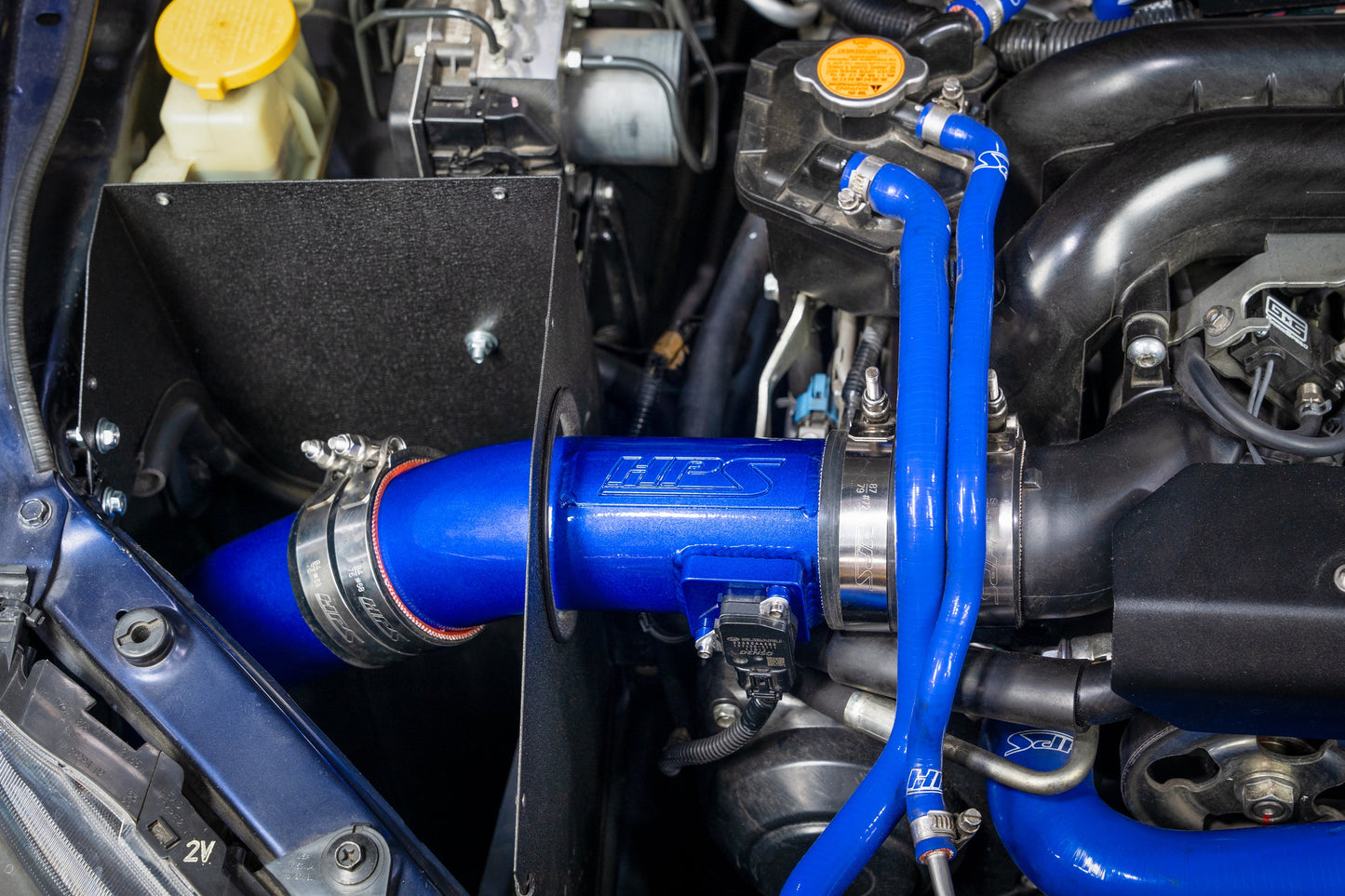 HPS Cold Air Intake Kit 2008-2014 Subaru WRX STI 2.5L Turbo, Converts to Shortram, 837-778