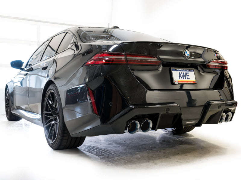 AWE Tuning BMW G90/G99 M5 Touring Edition Cat-Back Exhaust - Chrome Silver Tips