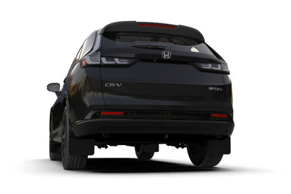 Rally Armor 23-26 Honda CR-V Black Mud Flap - Metallic Black Logo