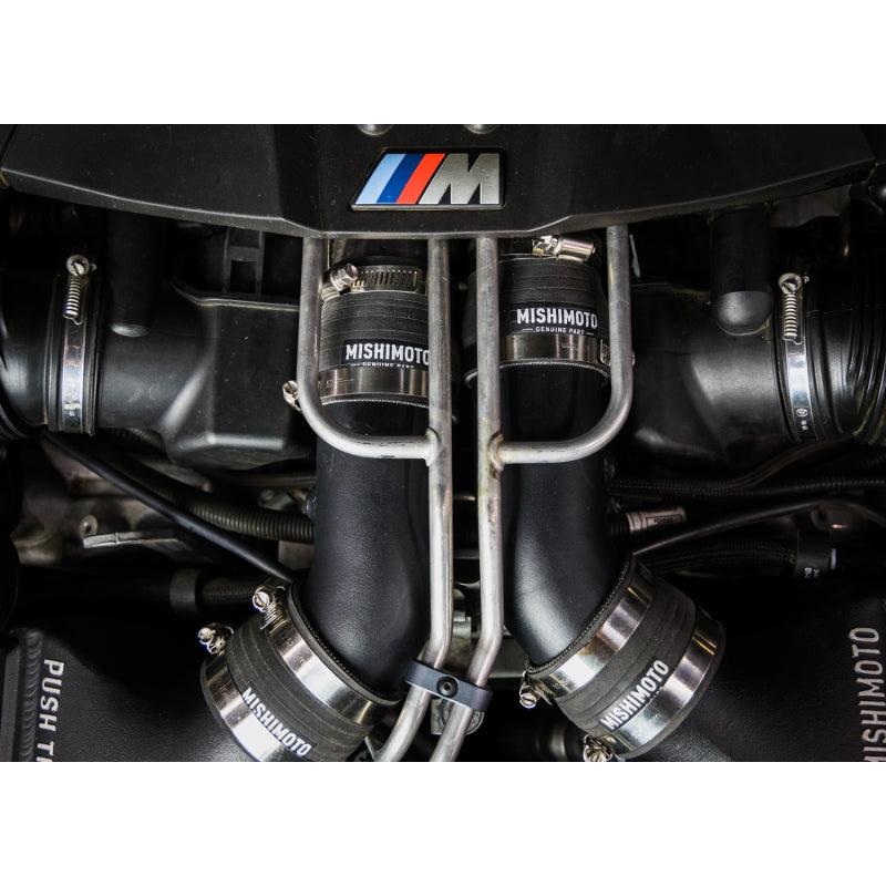 Mishimoto 12-16 BMW F10 M5 Intercooler Pipe Kit Micro Wrinkle Black