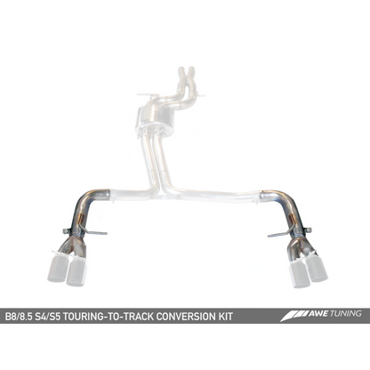 AWE Tuning Audi B8 S4/S5 Track Edition Conversion Kit for 90mm Tips