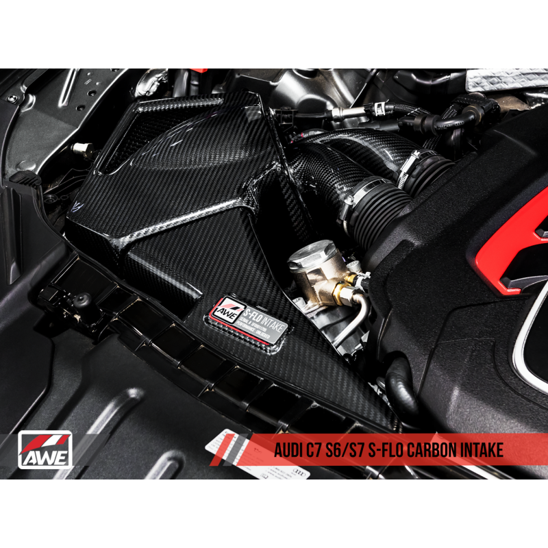 AWE Tuning Audi C7 S6 / S7 4.0T S-FLO Carbon Intake V2