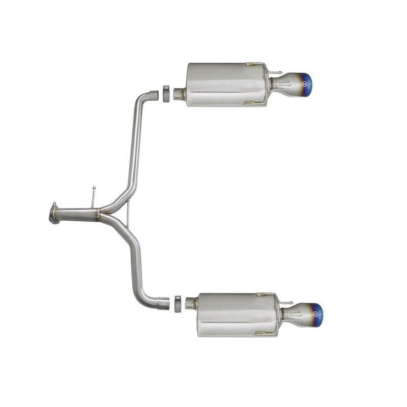 aFe Takeda 2.25-1.75in 304 SS Axle-Back Exh w/Blue Flame Tips 13-17 Honda Accord Sport Sedan I4-2.4L
