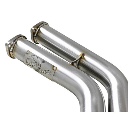 aFe Twisted Steel HDR X-Pipe SS-304 01-06 BMW M3 3.2L S54