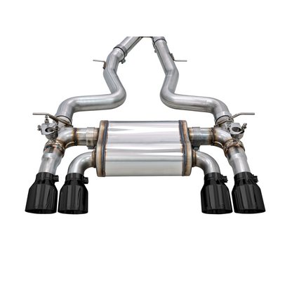AWE Tuning BMW F8X M3/M4 SwitchPath Catback Exhaust - Diamond Black Tips