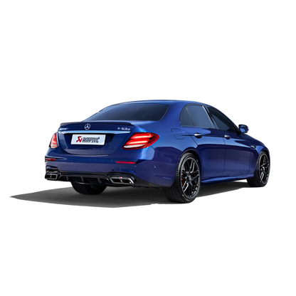 Akrapovič Evolution Line Catback Exhaust System (Titanium) w/o Tips - 2018-2020 Mercedes Benz E63S AMG (W213)