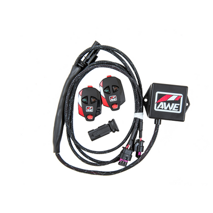 AWE Tuning Ford Focus RS SwitchPath Cat-back Exhaust - Chrome Silver Tips