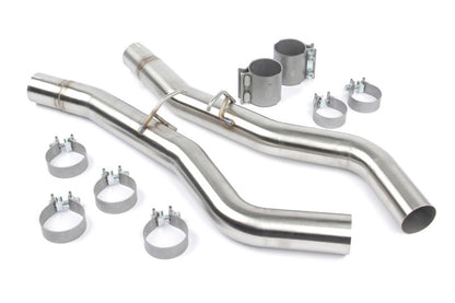 Dinan 20-25 BMW X3 M/X4 M (F97/F98) Free Flow Axleback Exhaust System - Black Tips