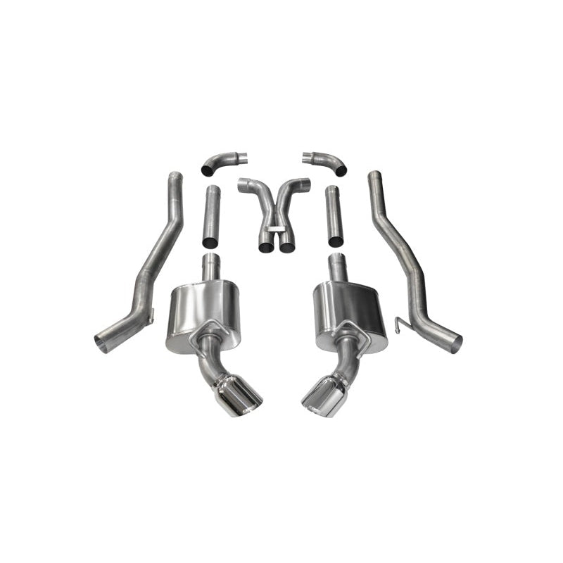 Corsa 10-15 Chevrolet Camaro SS 6.2L V8 Manual Polished Xtreme 3in Cat-Back